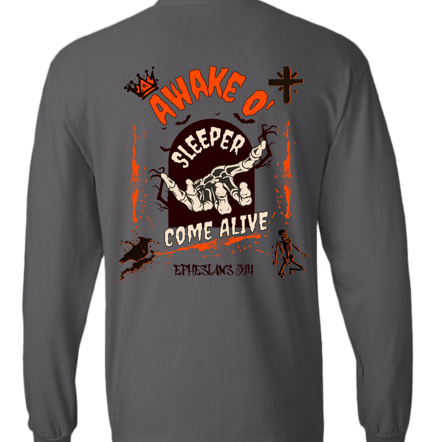 Charcoal Heather - BACK