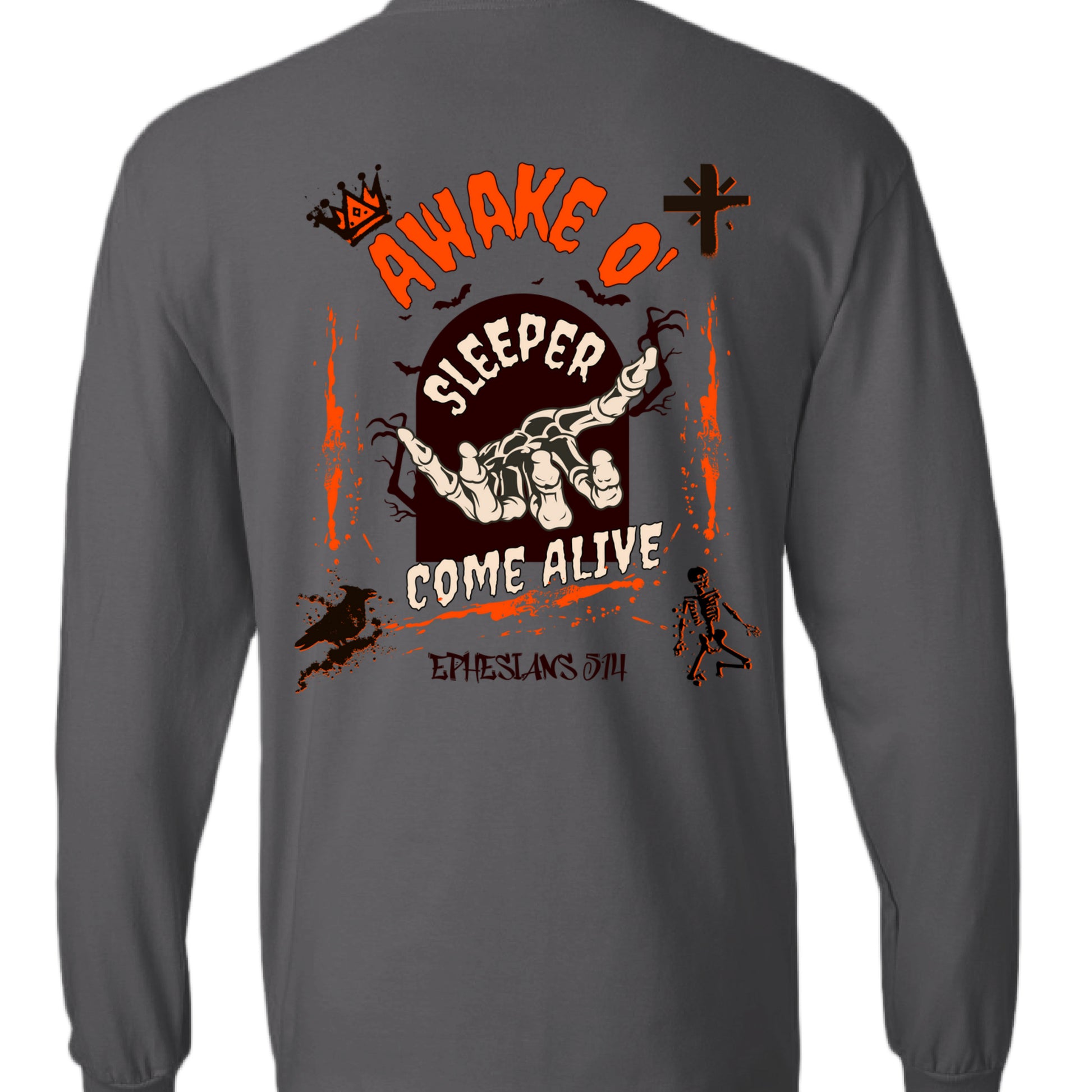 Charcoal Heather - BACK